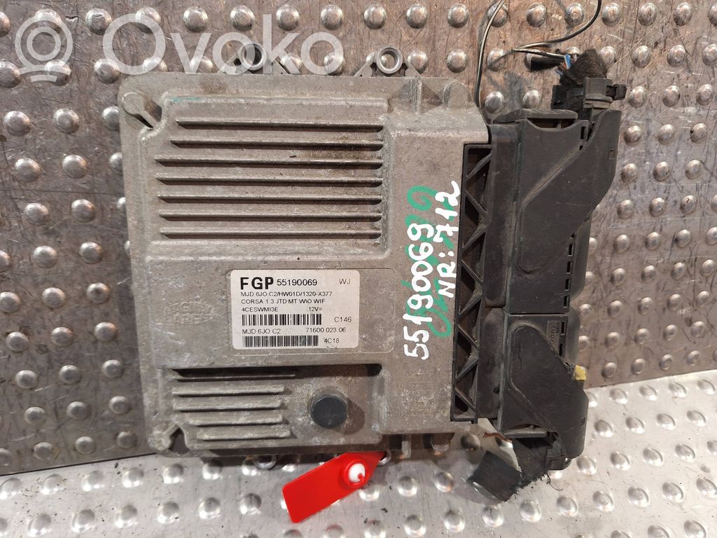 Opel Corsa C Engine control unit/module 