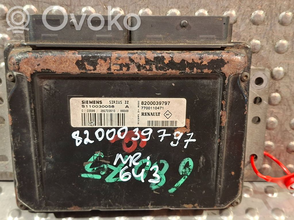 Renault Clio II Engine control unit/module 