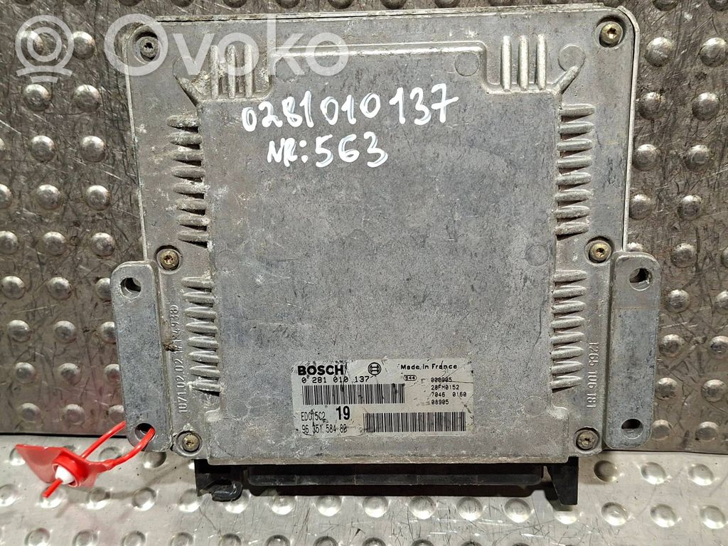 Engine control unit/module   S25053563,0281010137,9635158480