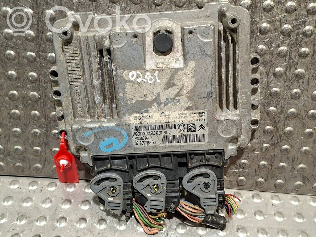 Peugeot 206+ Engine control unit/module 