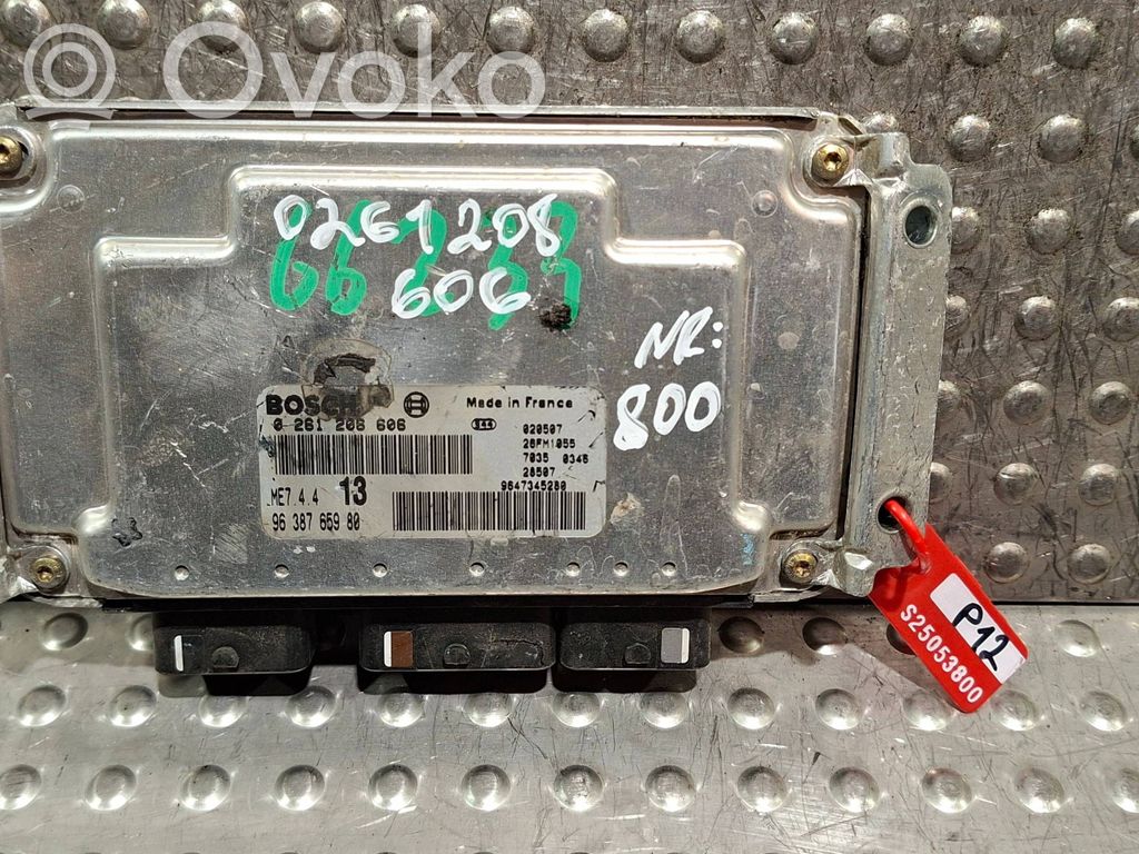 Peugeot 206 Engine control unit/module 