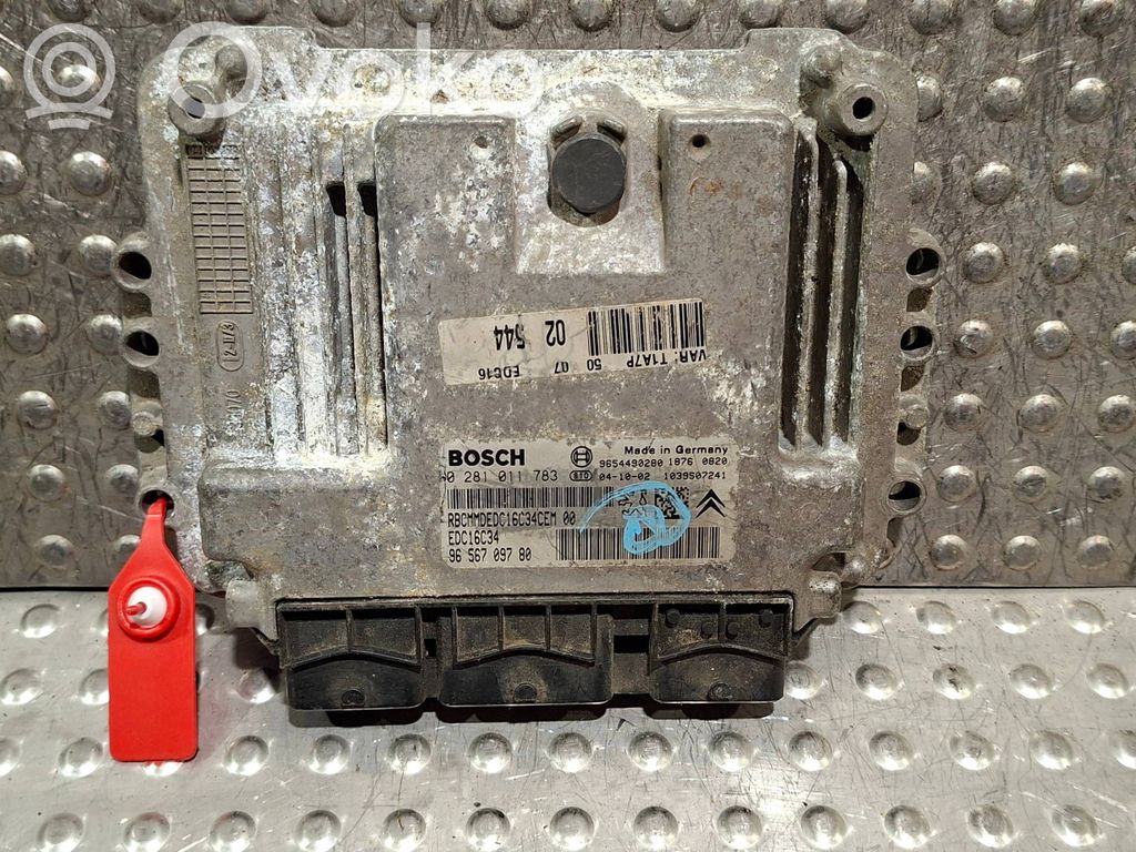 Peugeot 206 Engine control unit/module 