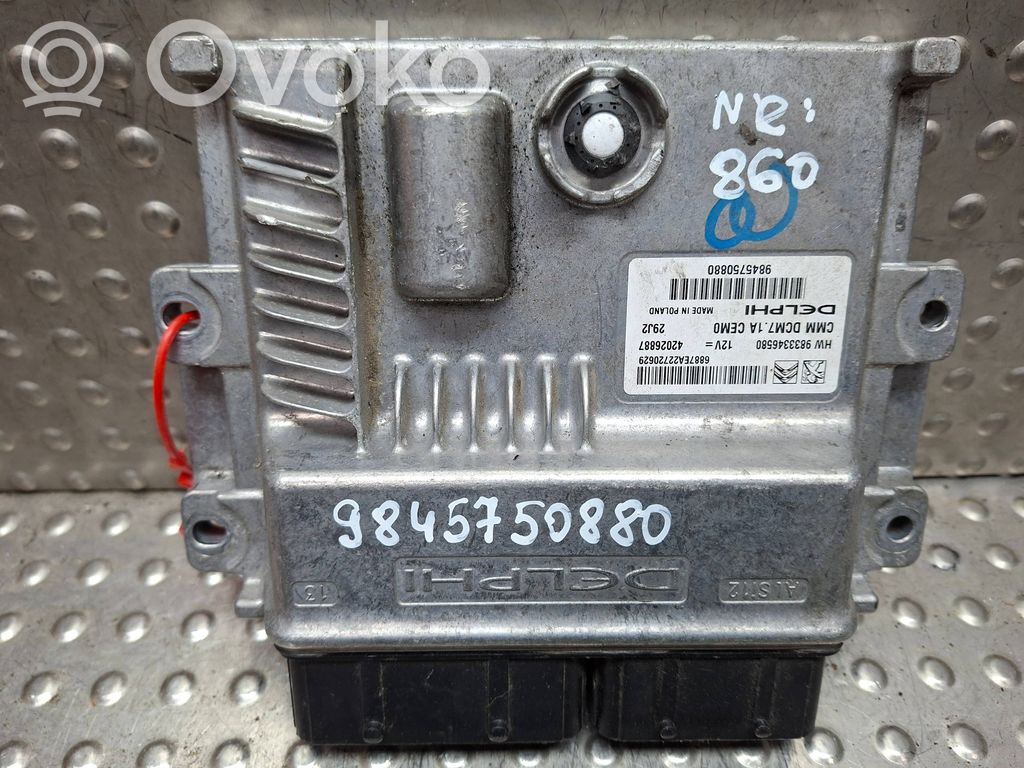 Citroen Jumpy Engine control unit/module 