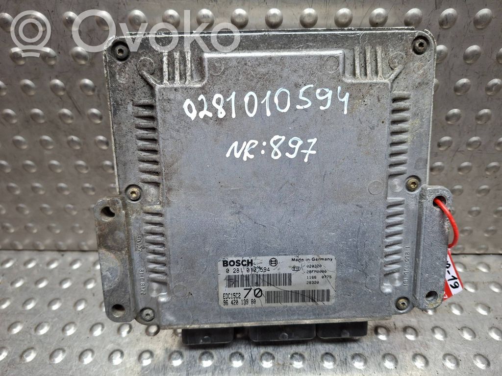 Peugeot 206 Engine control unit/module 
