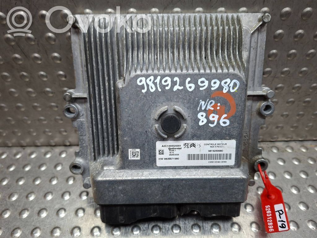 Citroen C4 Cactus Engine control unit/module 