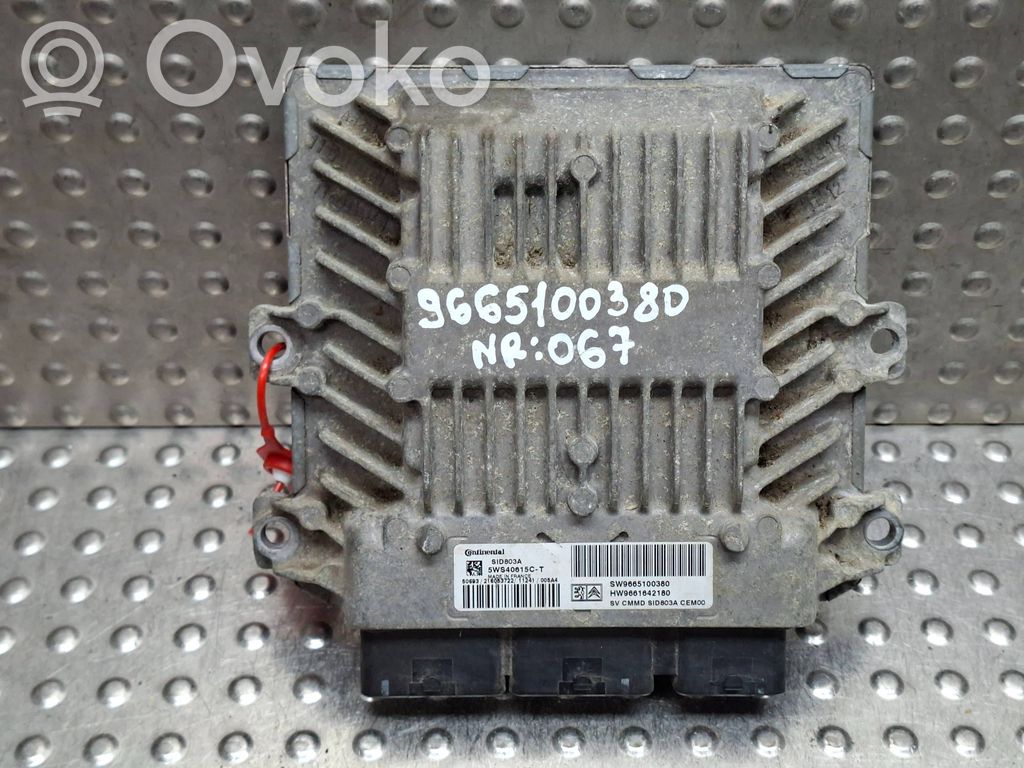 Moottorin ohjainlaite/moduuli   S26282067,5WS40615CT,9661642180,9665100380