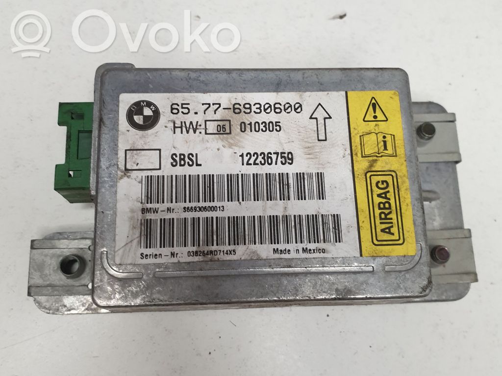 BMW 7 E65 E66 Airbag control unit/module 