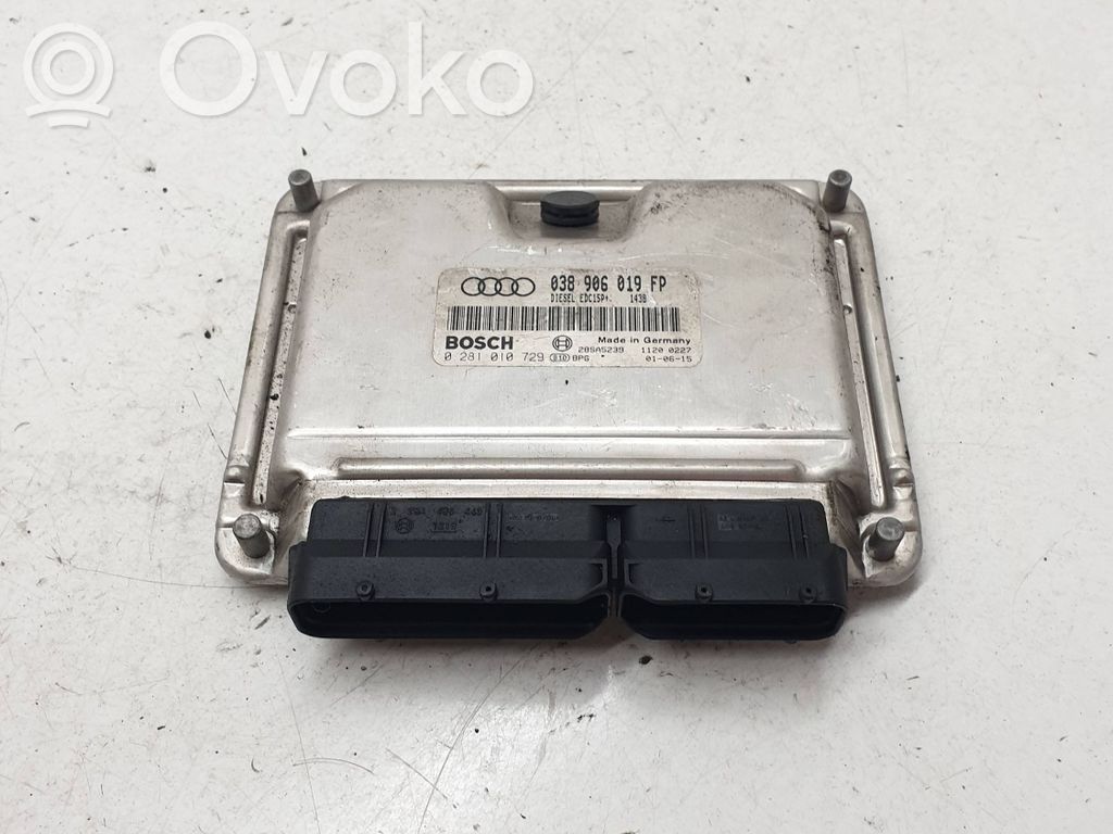 Engine control unit/module   038906019FP,28SA5239,0281010729