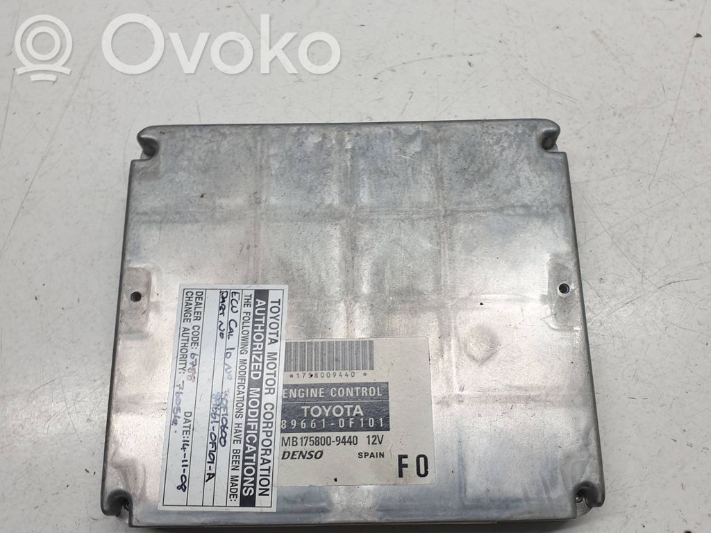 Toyota Corolla Verso AR10 Engine control unit/module 