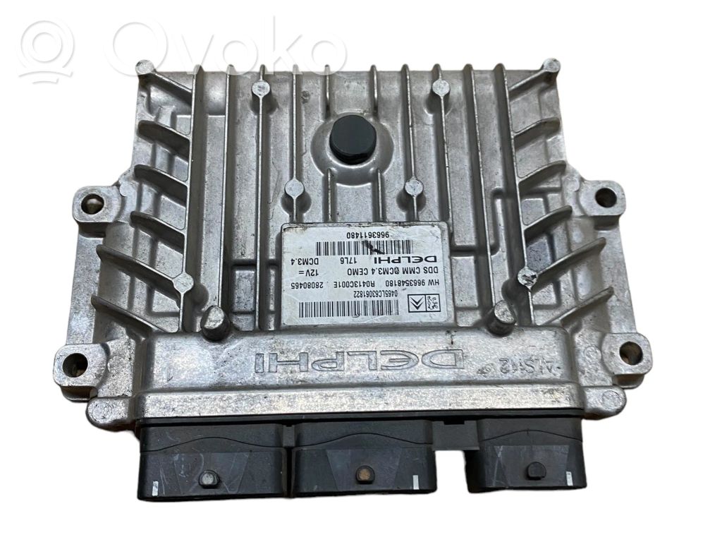 Engine control unit/module ECU   9663548180,9663611480,R0413C001E