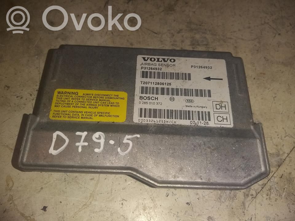 Volvo S60 Sterownik / Moduł Airbag 