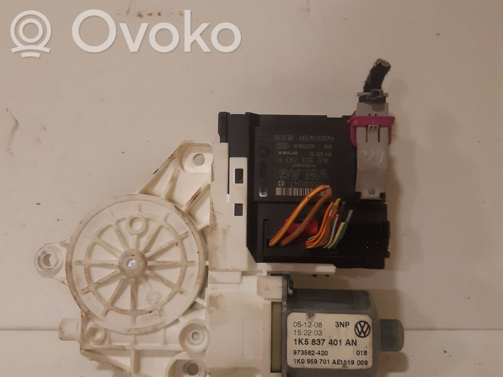Volkswagen Golf V Silnik regulatora szyby drzwi przednich 