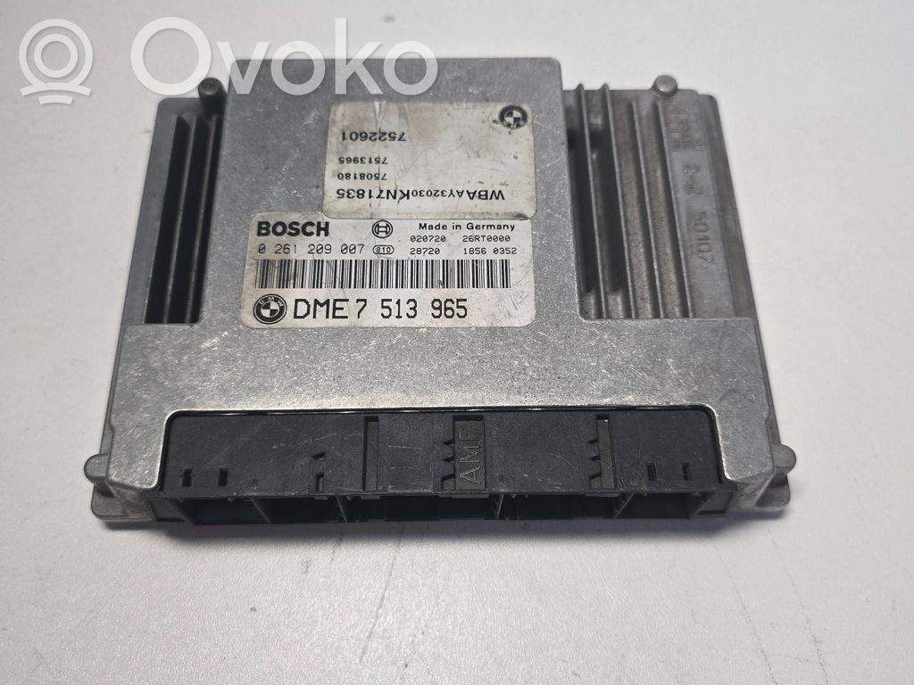 BMW 3 E46 Unitate/modul de control motor 