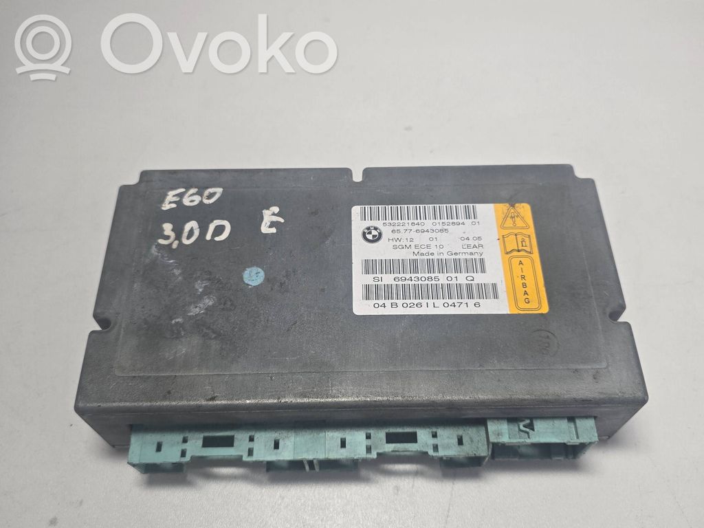 Module de contrôle airbag   65776943085