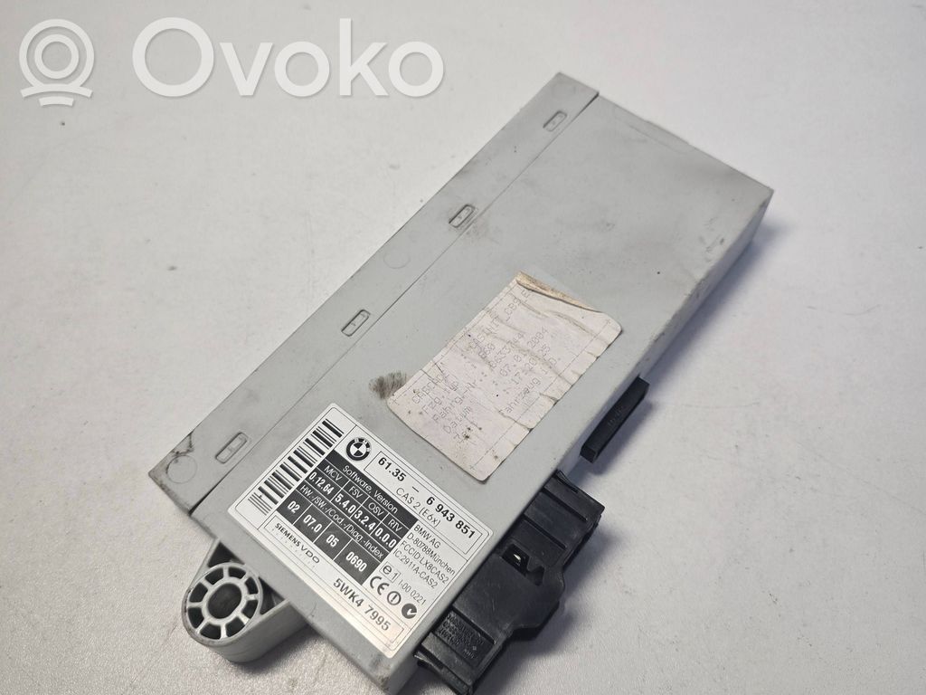BMW 5 E60 E61 Unidad de control/módulo del CAS 