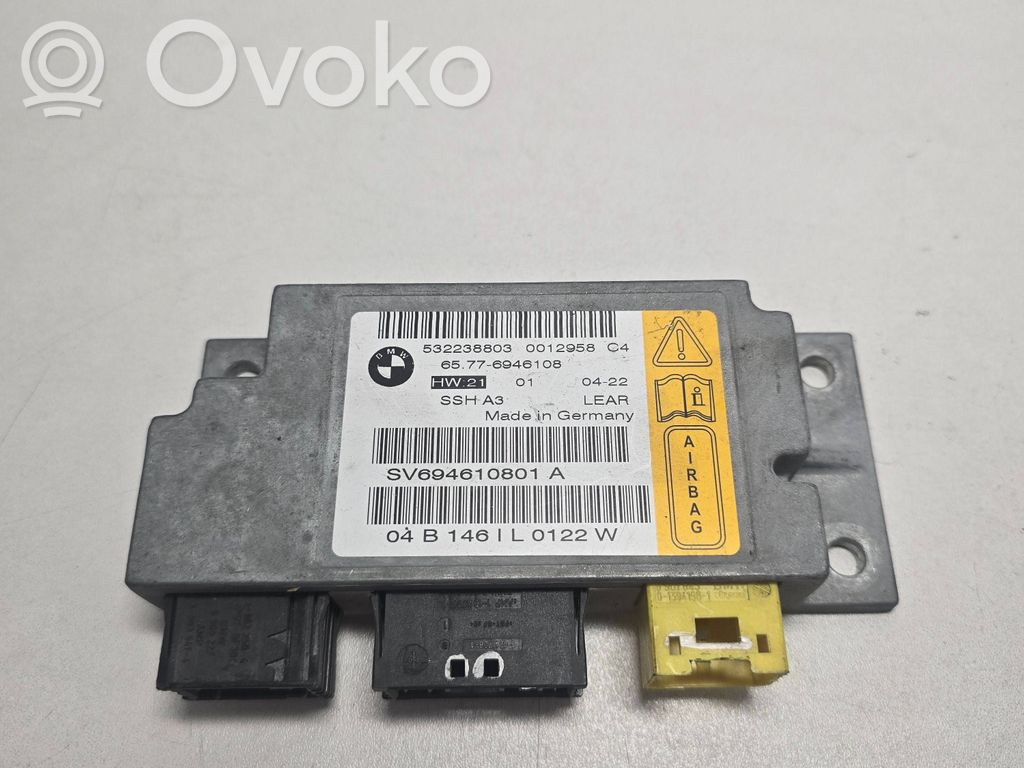 BMW 7 E65 E66 Unitate/modul de comandă airbaguri 