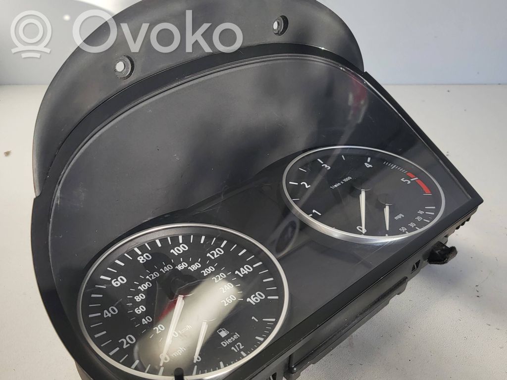 BMW 3 E90 E91 Spidometrs (instrumentu panelī) 