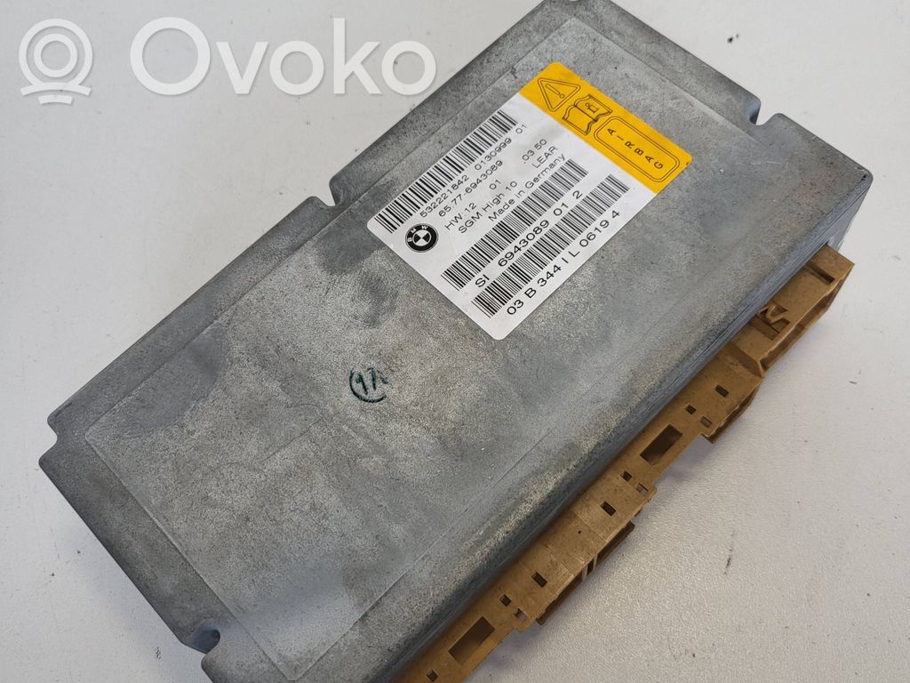 Unidad de control/módulo del Airbag   6943089