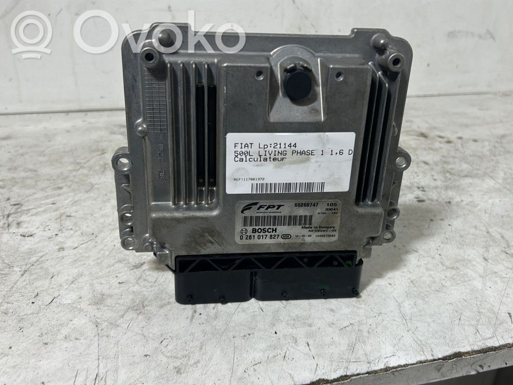 Fiat 500L Engine control unit/module 