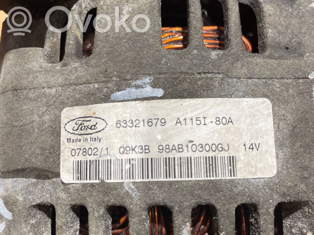 Ford Fiesta Generatorius 