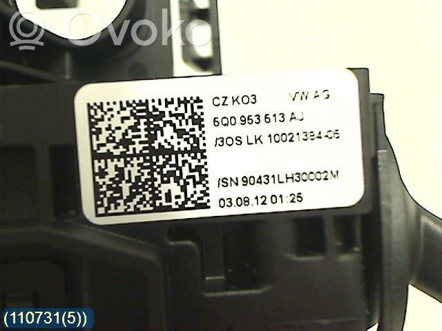 Volkswagen Golf VII Leva/interruttore dell’indicatore di direzione e tergicristallo 