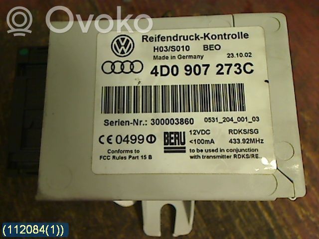 Other control units/modules   4D0907273C,300003860BERU