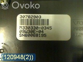 Climate control unit   30782903,M3303300345ALPS