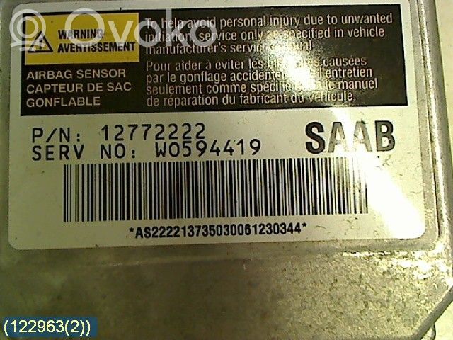 Airbag control unit/module   12772222,W0594419