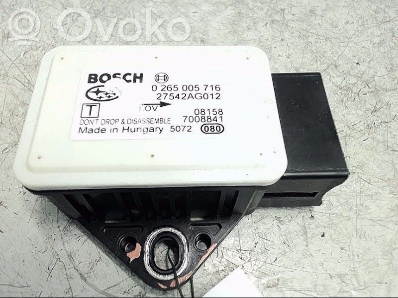 Acceleration sensor   27542AG012,0265005716BOSCH,27542AG012