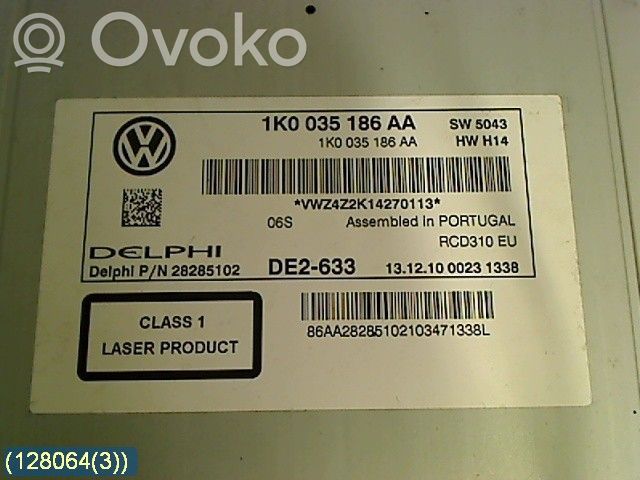 Volkswagen Caddy Unità principale autoradio/CD/DVD/GPS