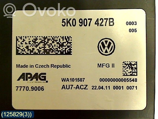 Autres unités de commande / modules   5K0907427B,77709006APAG