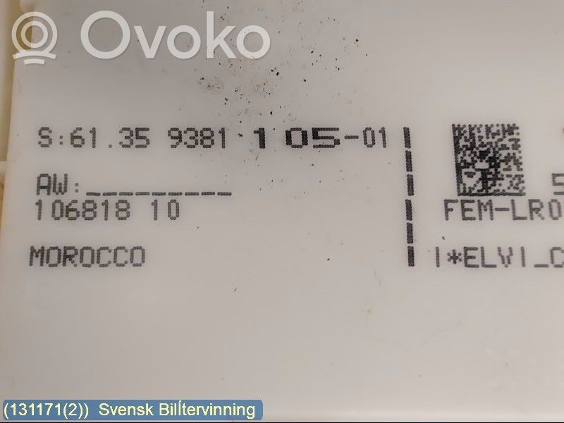 Ramka / Moduł bezpieczników   61358733499,10681810,61359381105