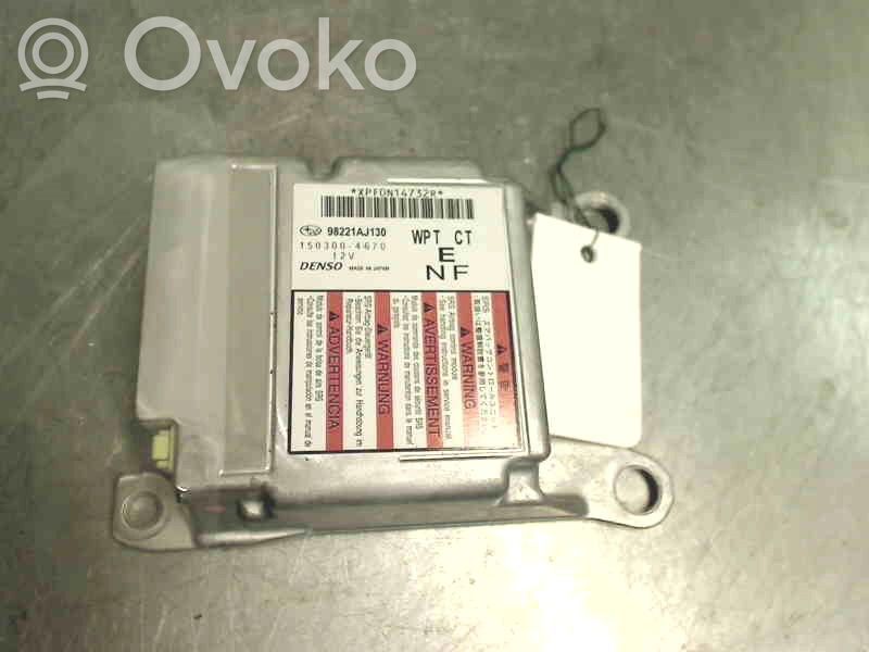 Sterownik / Moduł Airbag   98221AJ130,1503004670DENSO,98221AJ130