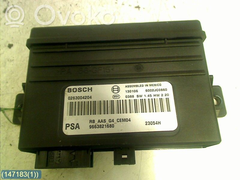 Parking PDC control unit/module   6590EP,0263004204BOSCH