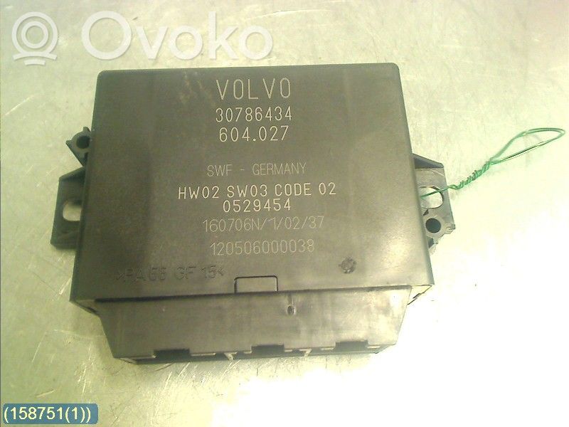 Parking PDC control unit/module   31275471,604027SWF,30786434