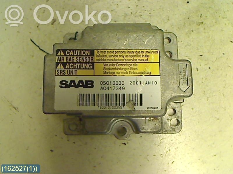 Saab 9-3 Ver1 Airbag control unit/module 