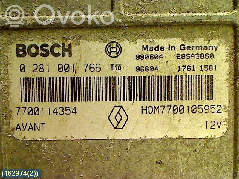 Injection control unit/module   7700114354,0281001766BOSCH