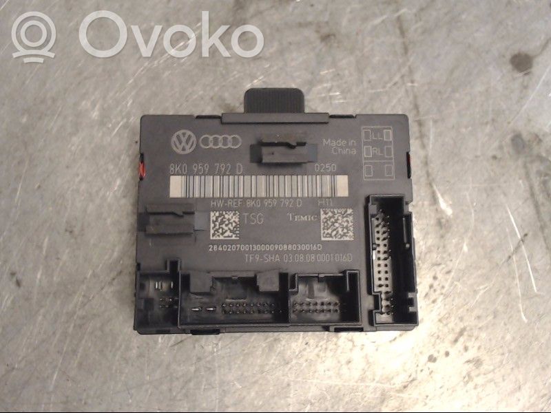 Audi A4 S4 B8 8K Centralina/modulo portiere 