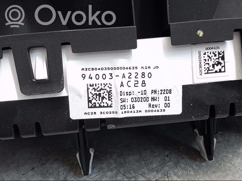 KIA Ceed Speedometer (instrument cluster) 