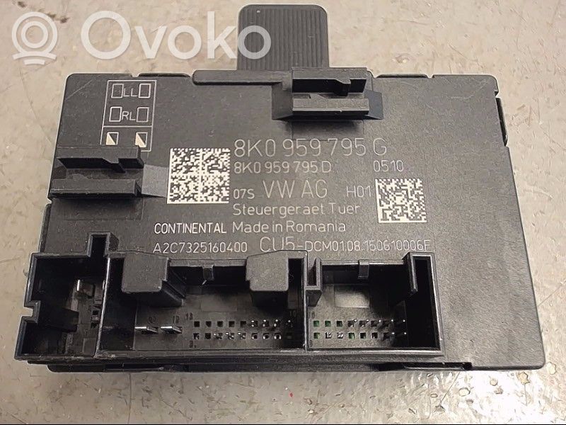 Unité de commande module de porte   8K0959795G,A2C7325160400,8K0959795G