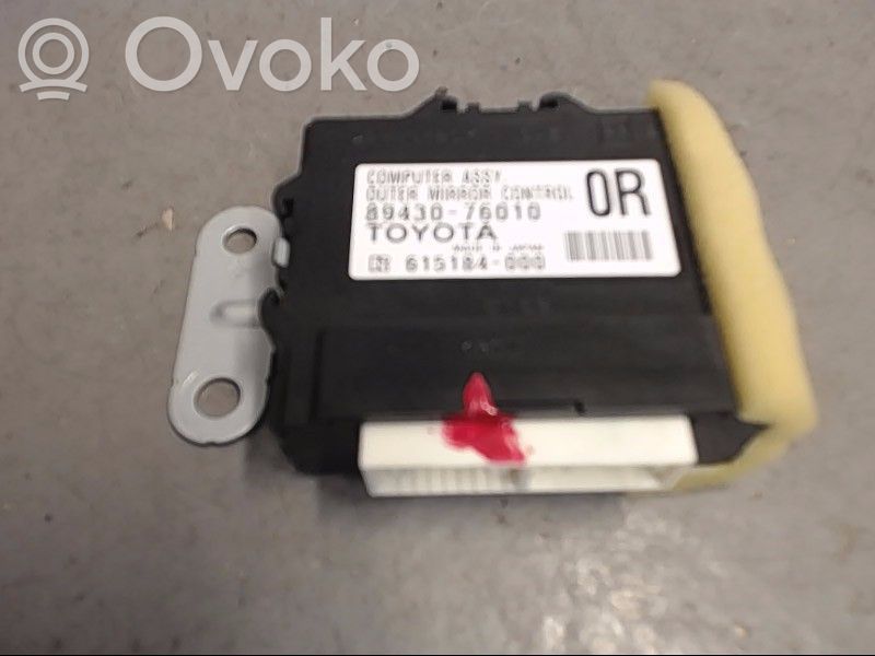 Unité de commande module de porte   8943076010,615184000,8943076010