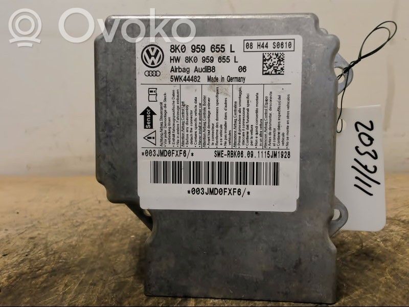 Audi A5 8T 8F Centralina/modulo airbag 