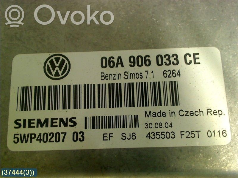 Volkswagen Caddy Injection control unit/module 