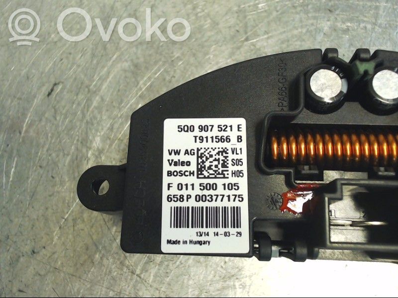 Rezystor / Opornik dmuchawy nawiewu   5Q0907521E,F011500105BOSCH,5Q0907521E
