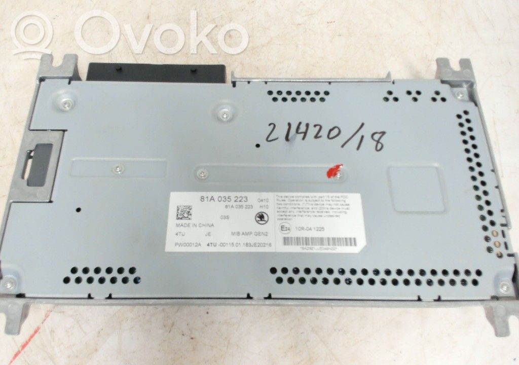 Skoda Octavia Mk3 (5E) Amplificator sunet 