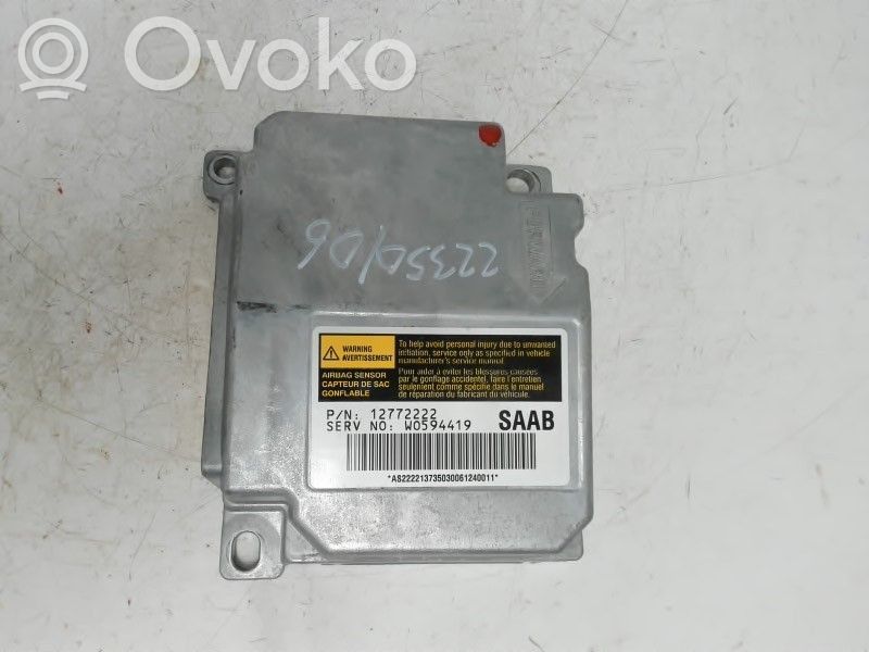 Unidad de control/módulo del Airbag   12772222,W0594419,12772222