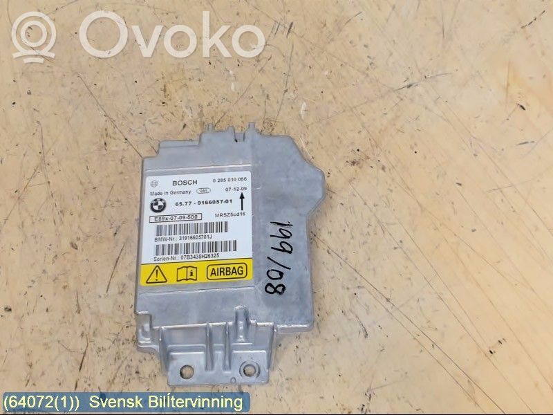 BMW 1 E81 E87 Airbag control unit/module 