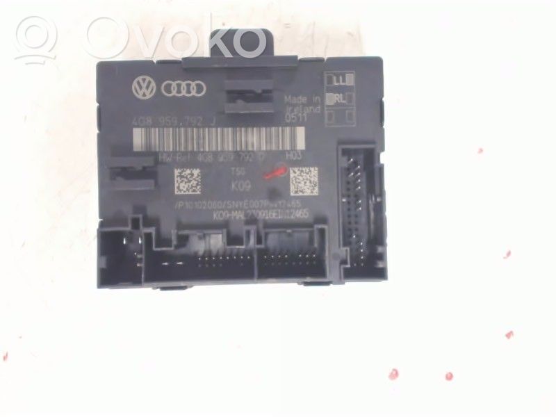 Audi A6 S6 C7 4G Unitate/modul comandă uși 