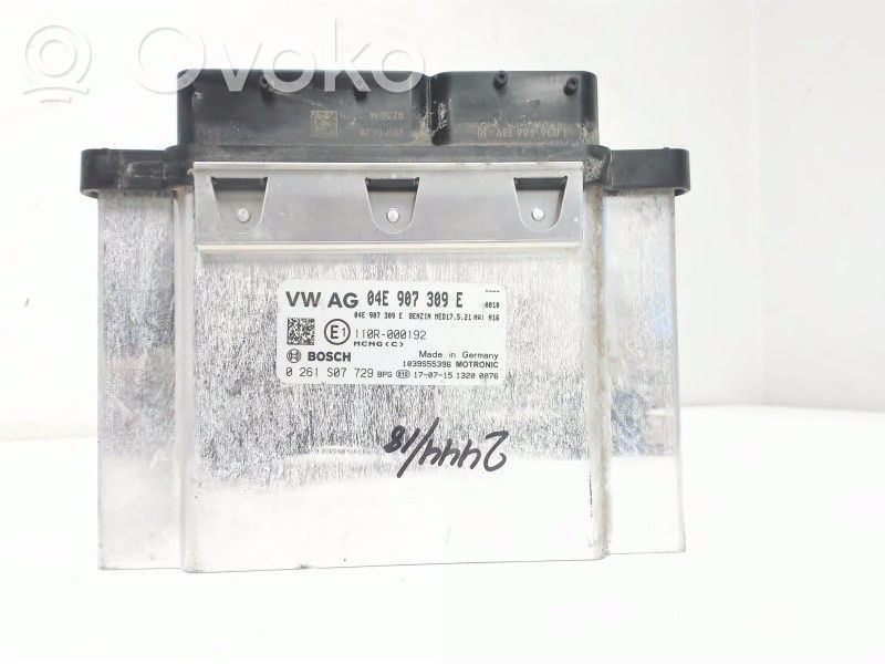 Unité de commande / module d'injection   04E906016ER,0261S07729,04E907309E