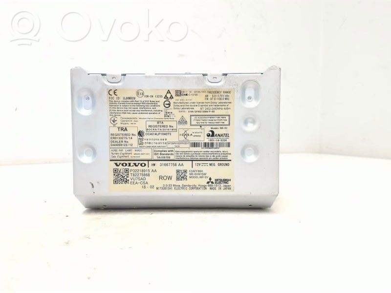 Volvo S90, V90 Panel / Radioodtwarzacz CD/DVD/GPS 
